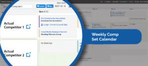 Weekly Comp Set Calendar Close Up