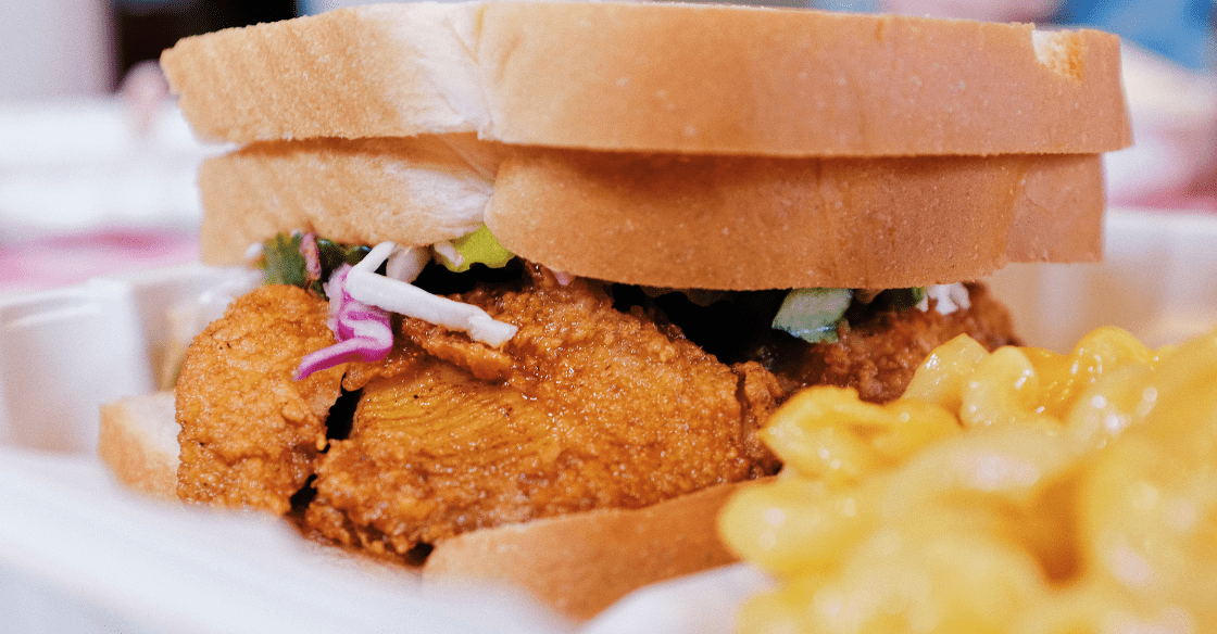 Nashville hot chicken sandwich