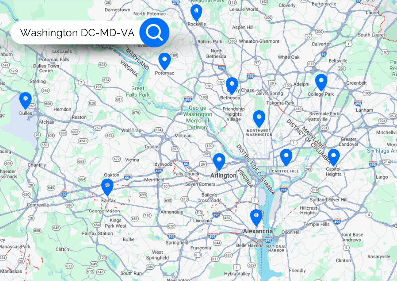 DMV area submarkets