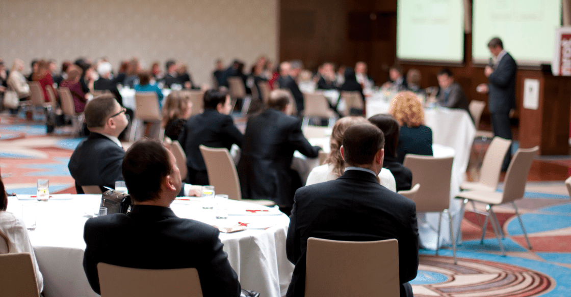 Large conference at hotel