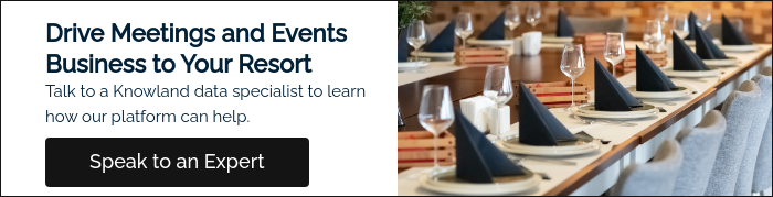 Drive Meetings and Events Business to Your Resort Talk to a Knowland data specialist to learn how our platform can help. 