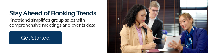 Stay Ahead of Booking Trends Knowland simplifies group sales with comprehensive meetings and events data.